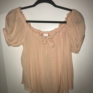 Peach urban outfitters top